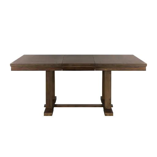 Wieland Light Rustic Ash Dining Table with Butterfly Leaf 4