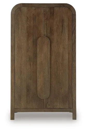 Thoren Mango Wood Accent Cabinet with Soft-Close Doors 5