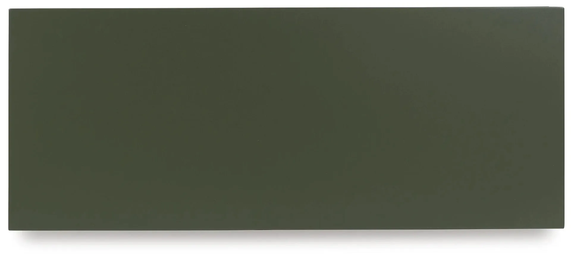 Geirwood Dark Green Accent Cabinet with Goldtone Handles 6