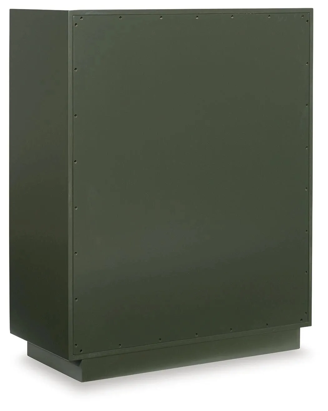Geirwood Dark Green Accent Cabinet with Goldtone Handles 7