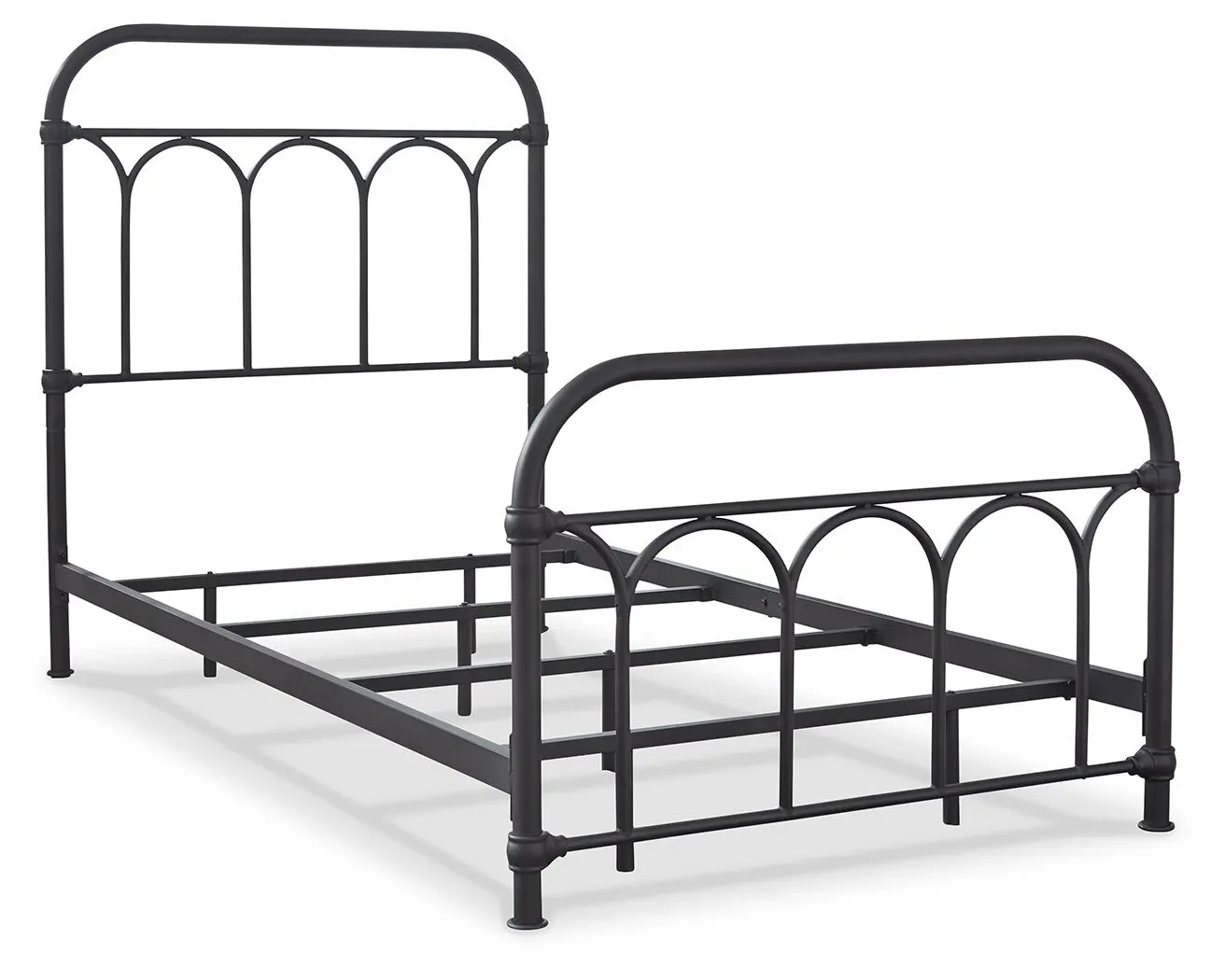 Nashburg Black Twin Metal Bed 3