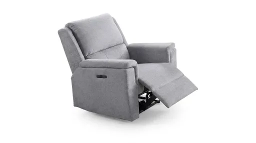 Apex Power Reclining Chair with USB Charging (Grey) 2