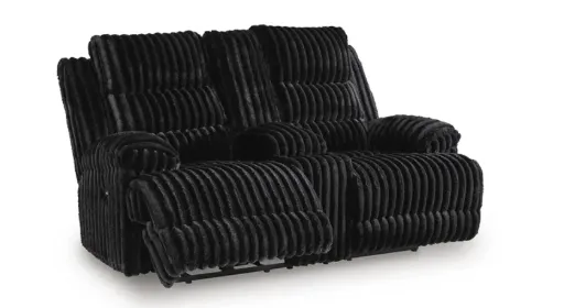 Rhines Falls Corduroy Double Power Reclining Loveseat with Console 3