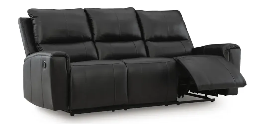 Glossmore Leather and Leatherette Reclining Sofa 3