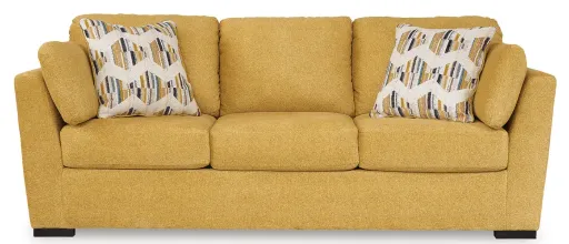 Keerwick Sunflower Velvet Sofa 2