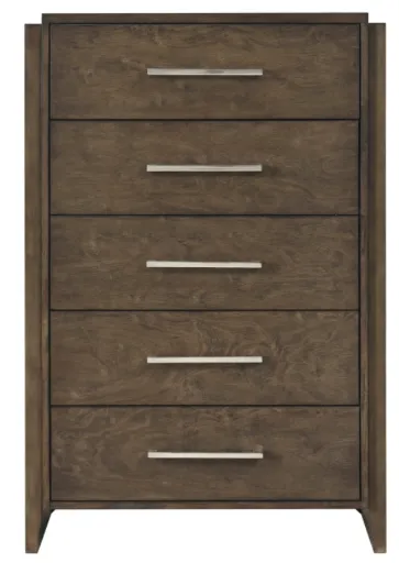 Oakridge Walnut 5-Drawer Chest 2