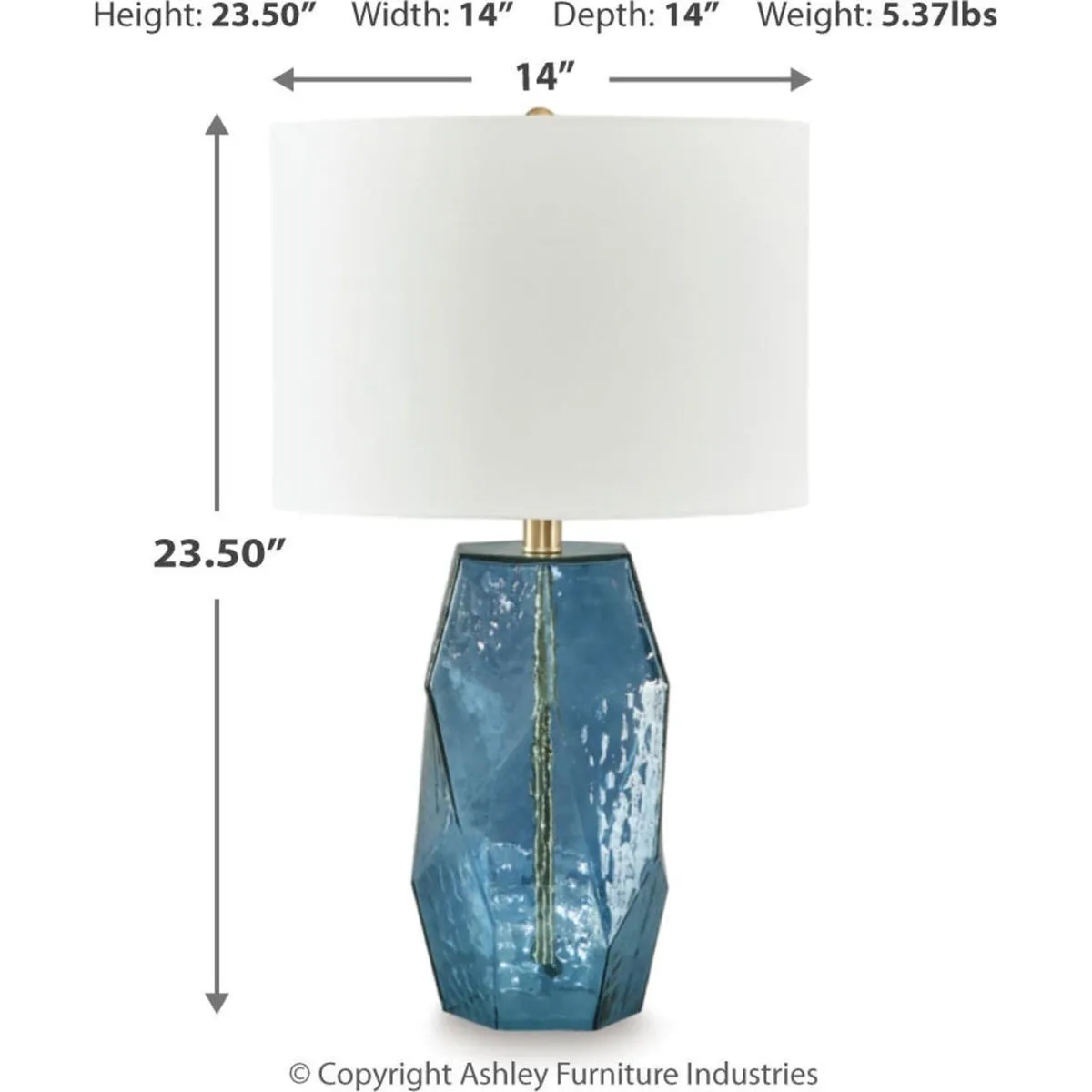 Sage Glass Table Lamp 3