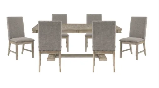 Marlow 7-Piece Dining Set with Upholstered Side Chairs 3