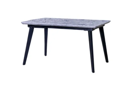 Sterling Extendable Dining Set with Grey Stone-Look Top 6