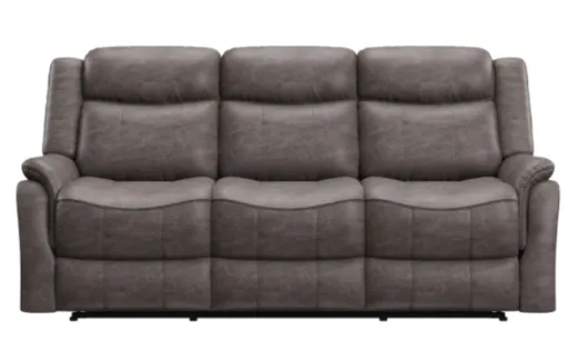 Woodger Microfiber Reclining Sofa 6