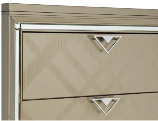 Bijou Champagne Bedroom Collection 4