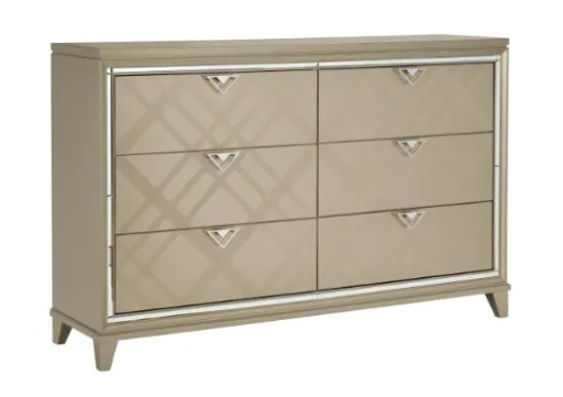 Bijou Champagne Bedroom Collection 8
