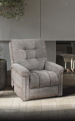 Radcliffe Grey Fabric Power Lift Recliner 2