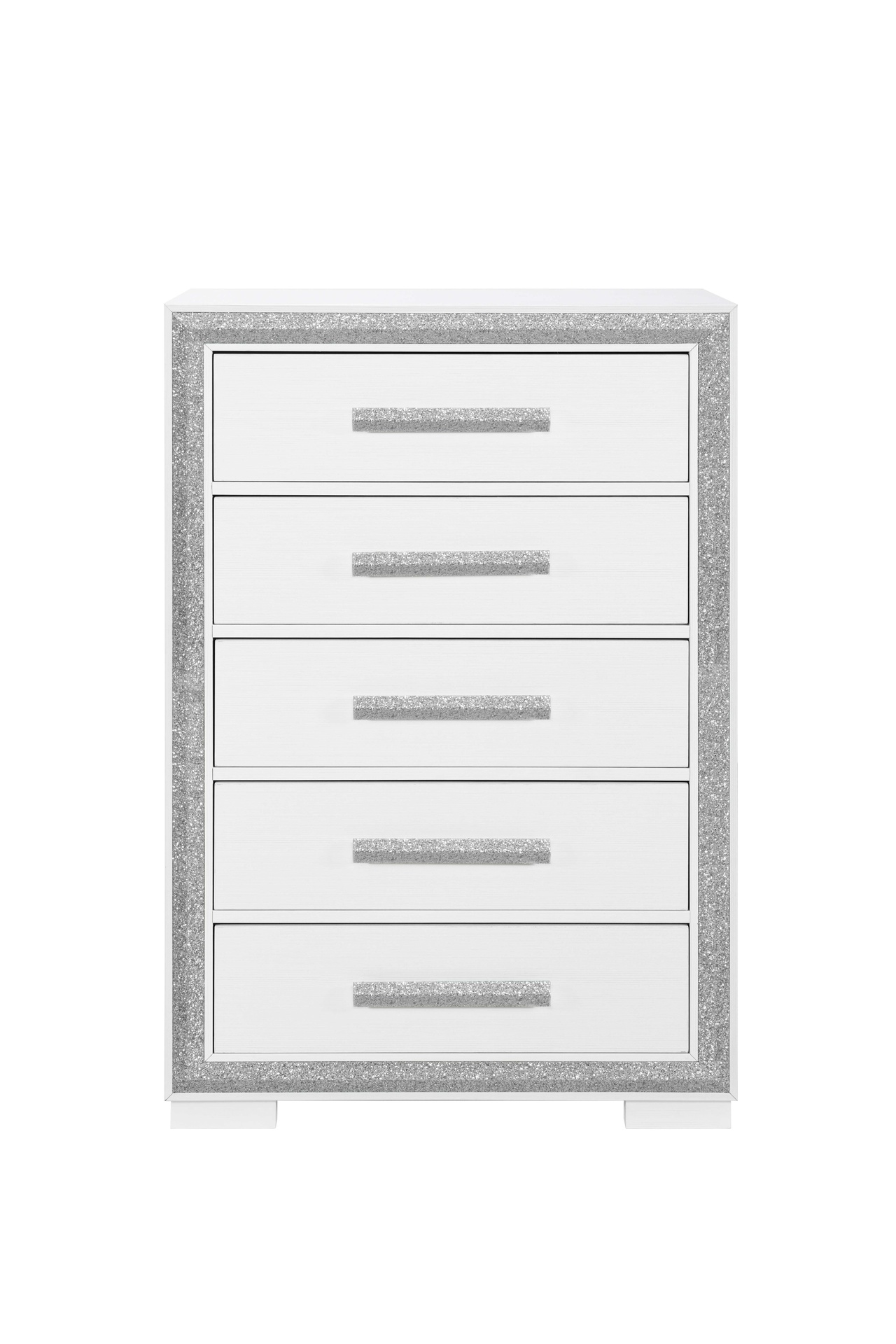 Andros Silver 5-Drawer Chest 2