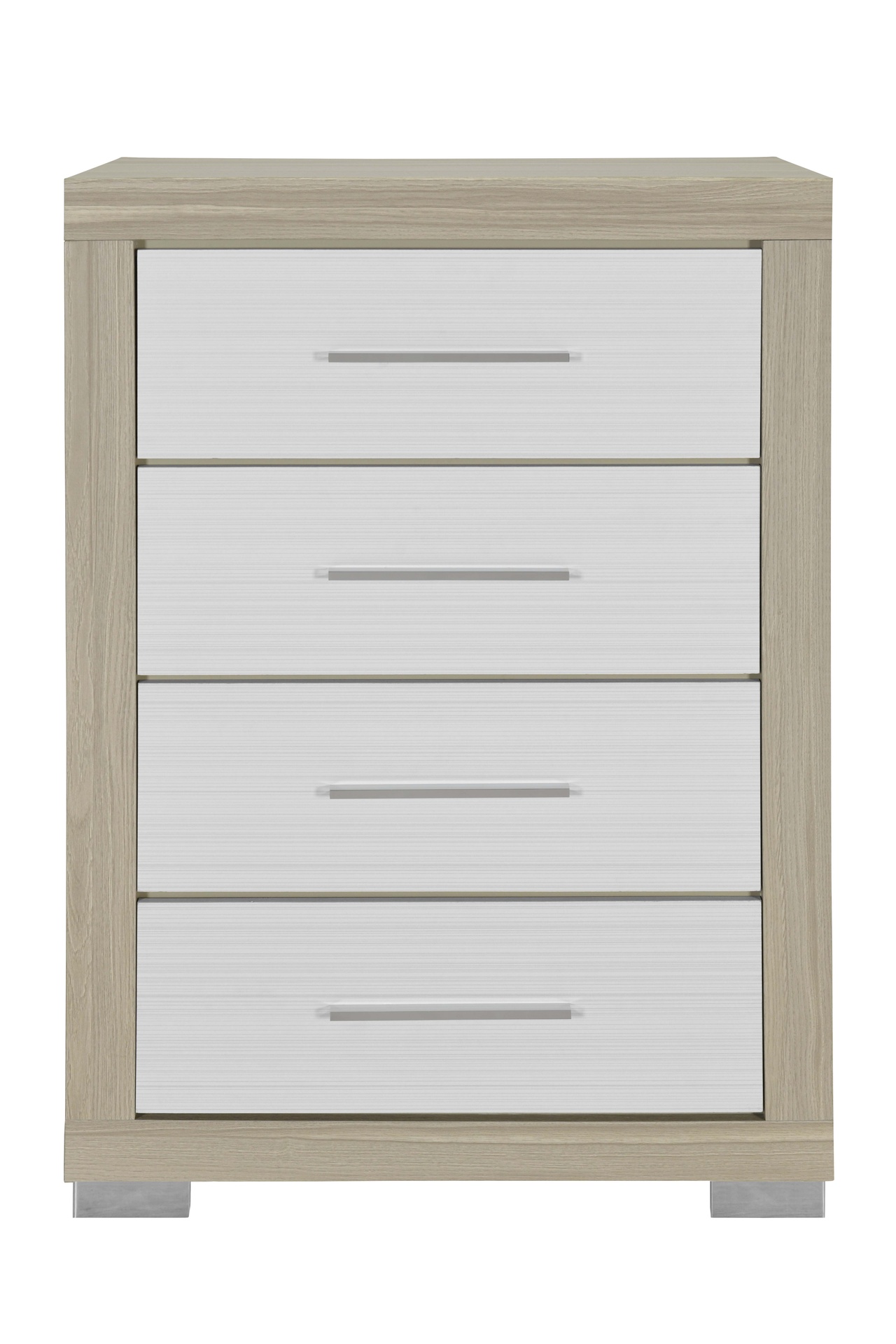 Emma (Black-Grey) 4-Drawer Chest 2