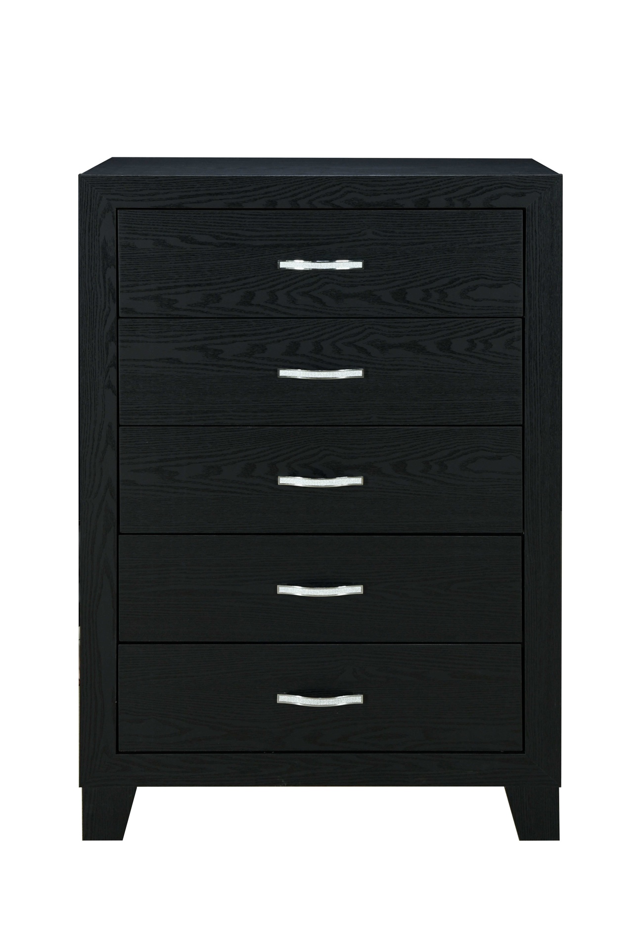 Reid Black 5-Drawer Chest 2