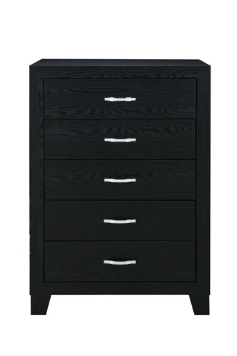 Reid Black 5-Drawer Chest 2