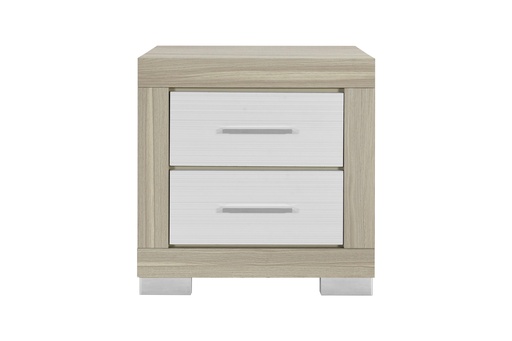 Emma (Black-Grey) 2-Drawer Nightstand 2