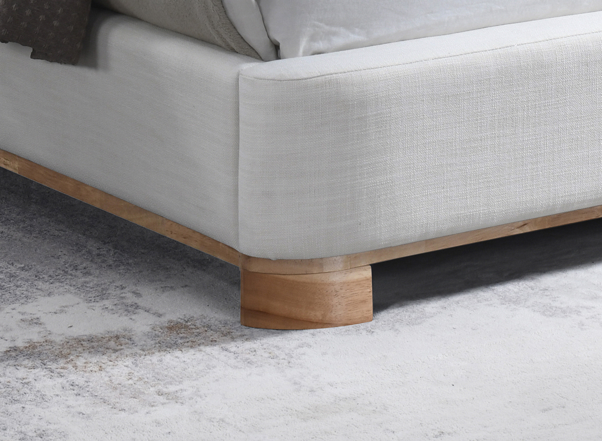 Harcourt Rounded Boucle Bed 2