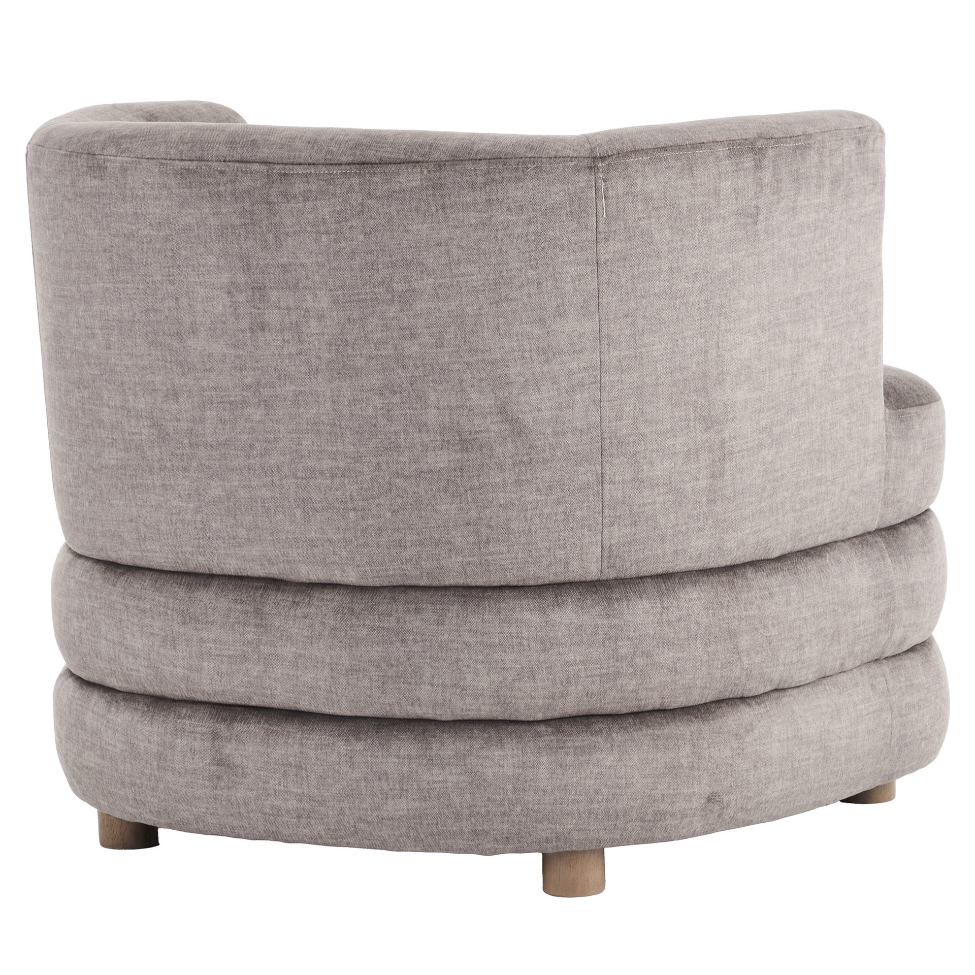 Dorian Dark Taupe Velvet Accent Chair 3