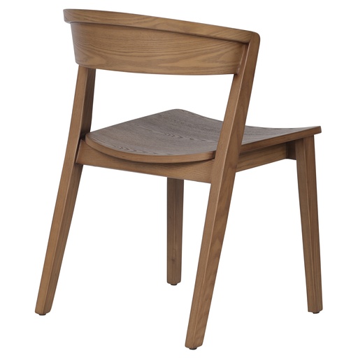 Nicco Walnut Mid-Century Solid Wood Dining Chair 3
