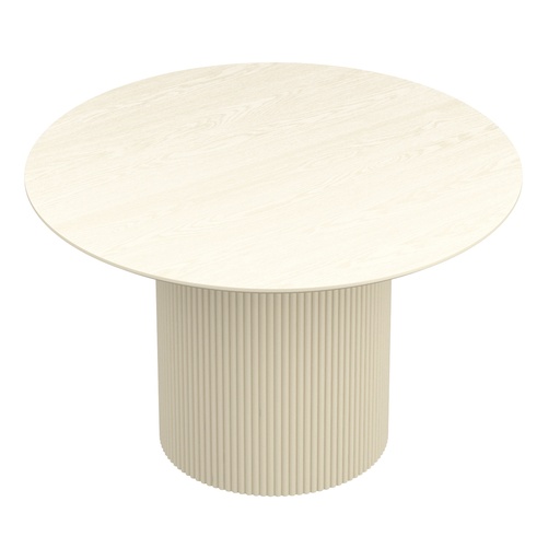 Tovas/Amara 5-Piece Round Dining Set with Chenille Chairs 3