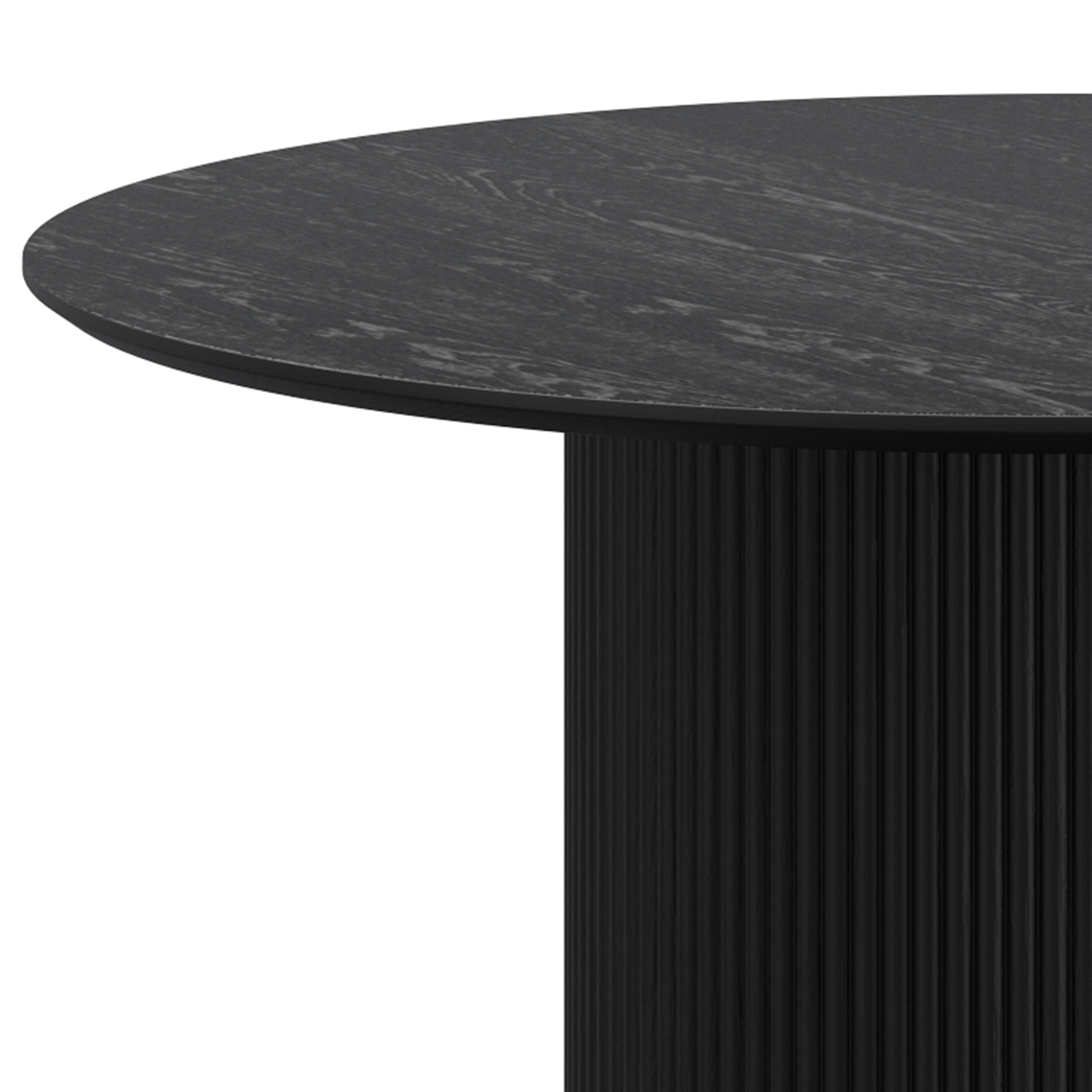 Tovas/Caprese Black 5-Piece Round Dining Set with Swivel Chairs 3