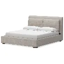 Calmara King Upholstered Bed with Tapered Headboard view 3