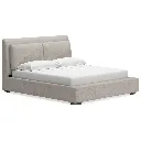 Calmara King Upholstered Bed with Tapered Headboard view 4