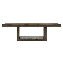 Brookings Brown Acacia Extendable Dining Table view 6