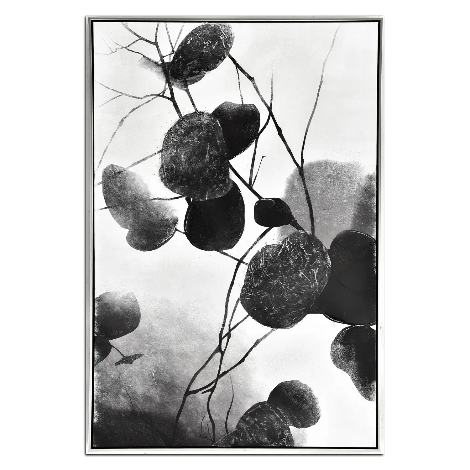 Sariah Black Framed Canvas Wall Art A (32inx48in) 2