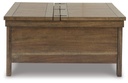 Moriville Square Lift Top Coffee Table - gallery 2