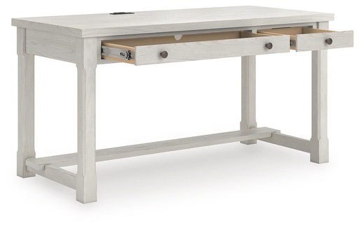 Robbinsdale Antiqued White Home Office Desk 2