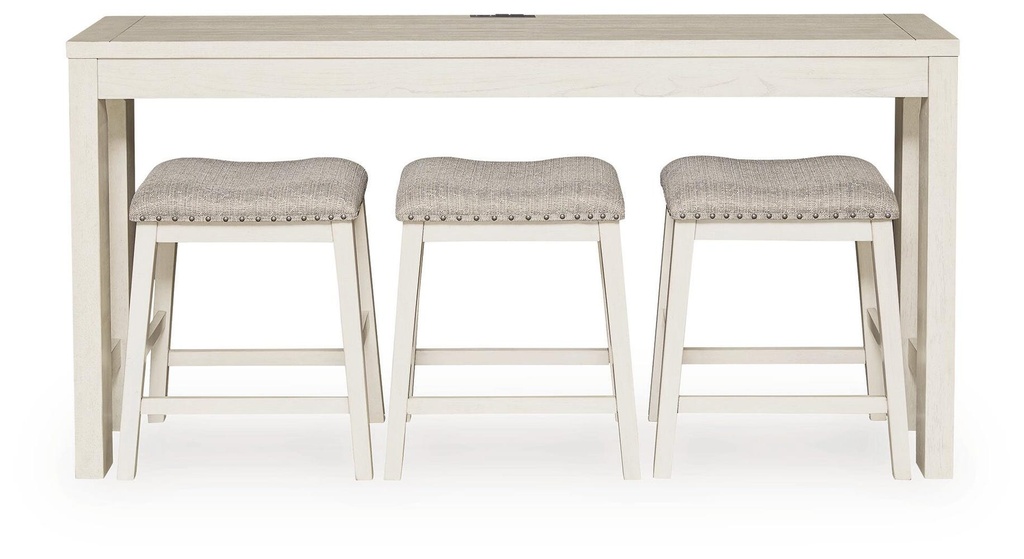 Robbinsdale Rectangular Counter Table and Stool Set - gallery 1