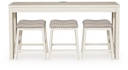Robbinsdale Rectangular Counter Table and Stool Set - gallery 1