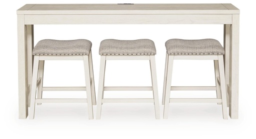 Robbinsdale Rectangular Counter Table and Stool Set 1