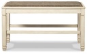 Bolanburg DBL Counter Upholstered Bench - gallery 1