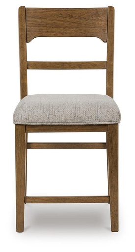 Cabalynn Upholstered Barstool (Oatmeal/Light Brown) 1