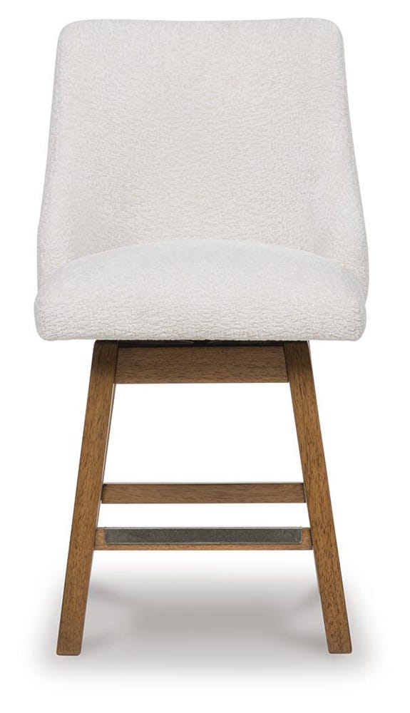 Cabalynn Upholstered Swivel Barstool - gallery 1