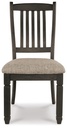 Tyler Creek Dining Upholstered Side Chair (Slat-Back) - gallery 1