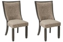 Tyler Creek Dining Upholstered Side Chair (Cross-Back) - gallery 1