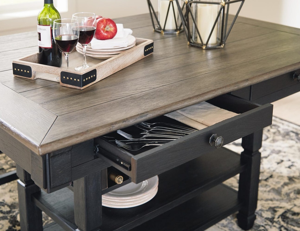 Tyler Creek Rectangular Dining Room Counter Table - gallery 2