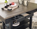 Tyler Creek Rectangular Dining Room Counter Table - gallery 2