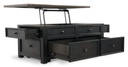 Tyler Creek Lift Top Cocktail Table - gallery 1