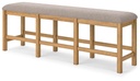 Havonplane 72" Counter Height Upholstered Dining Bench - gallery 1