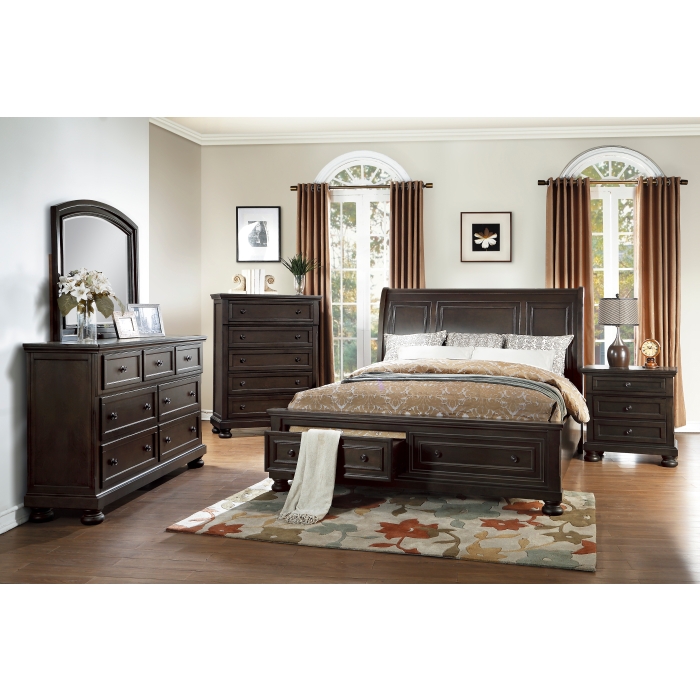 Begonia Queen Platform Bed with Storage - gallery 1