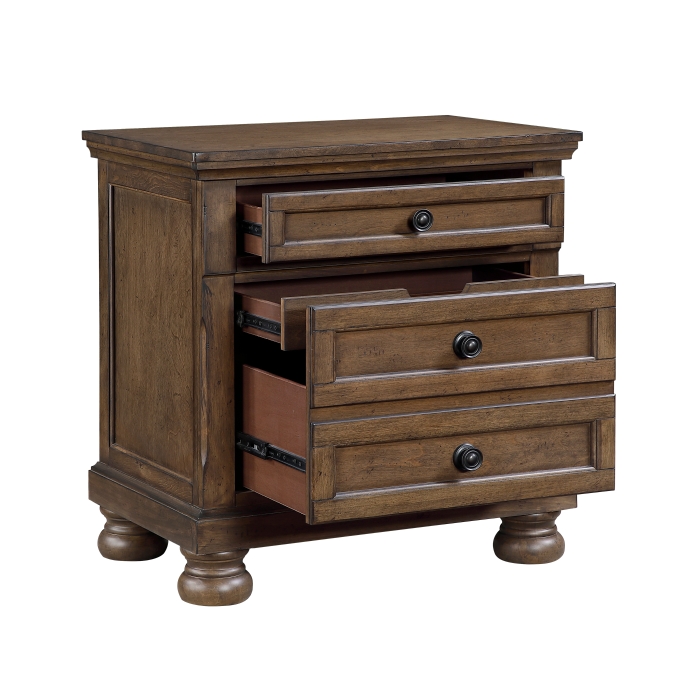 Begonia Night Stand (Dark Brown) - gallery 2