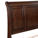 Begonia Queen Platform Bed with Storage (Light Cherry) - gallery 2