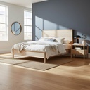 Runway King Bed - Light Oak