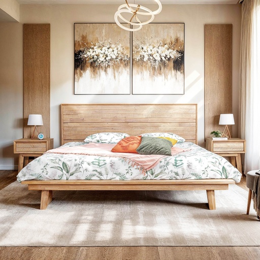 Gia Bed (Light Driftwood) 1